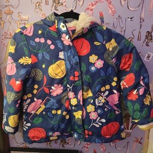 Mini Boden Colorful Kids Puffer Jacket